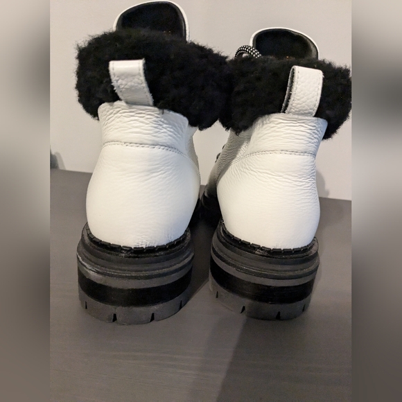 M. Gemi The Alpi White Combat Boot - Picture 4 of 8